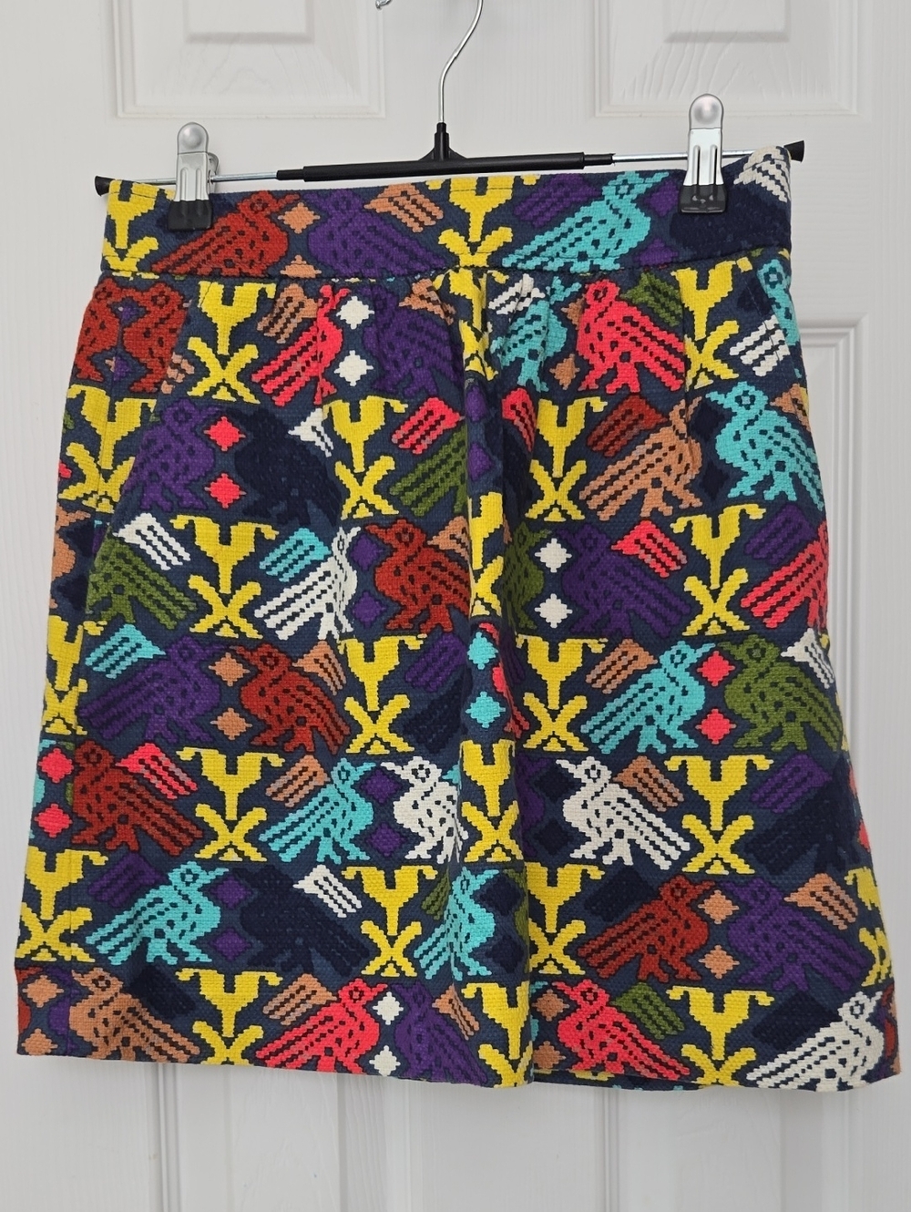 Tibi Cockatoo Kaleidoacope Skirt